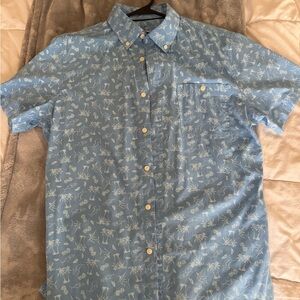 Croft & Barrow Light Blue Floral Shirt